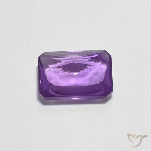 9,17 ctw natürlicher Lilaisch-violett Amethyst, Oktagonschliff, Transparent