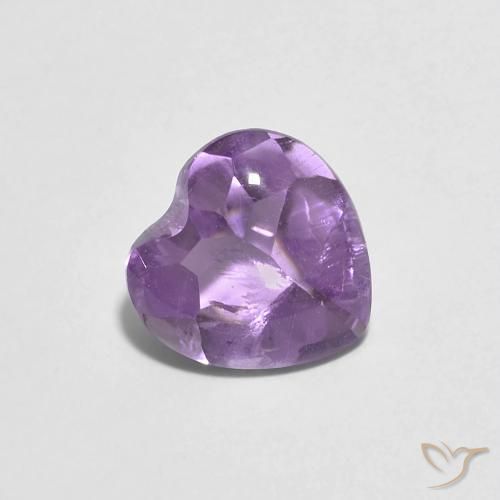 9,17 ctw natürlicher Rosaig-violett Amethyst, Herz, Transparent