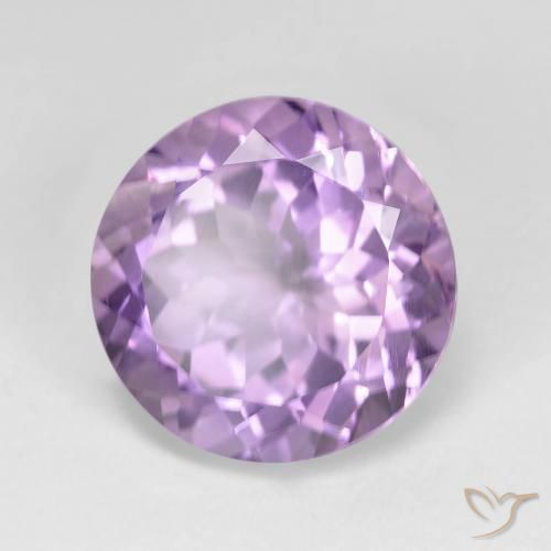 9,17 ctw natürlicher Mittelviolett Amethyst, Runden, VVS-VS