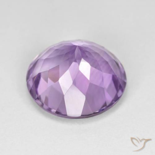 9,17 ctw natürlicher Mittelviolett Amethyst, Runden, VVS-VS