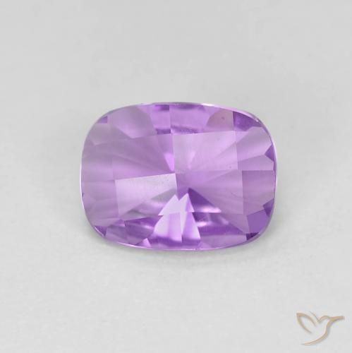 1.10ct Natürlicher Rosaig-violett Amethyst, Kissen, VVS