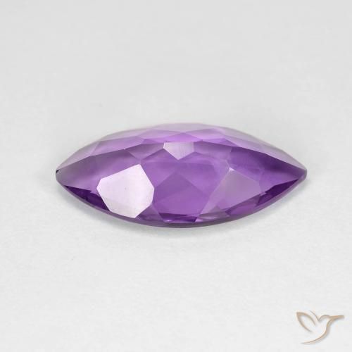 9,17 ctw natürlicher Medium Dark-Violet Amethyst, Marquise, VVS