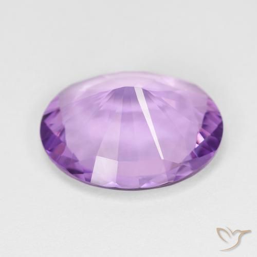 9,17 ctw natürlicher Rosaig-violett Amethyst, Oval, VVS