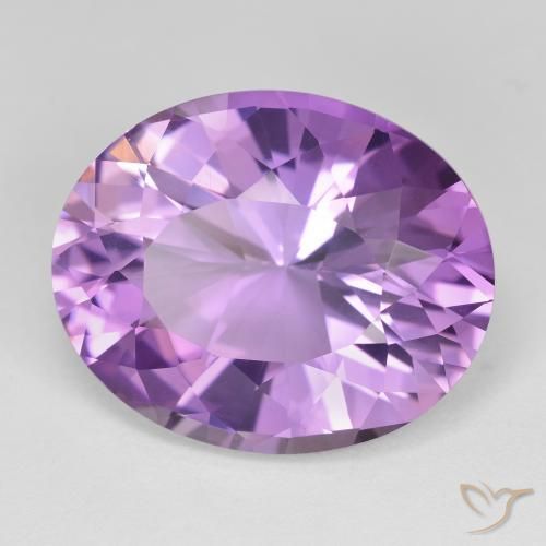 9,17 ctw natürlicher Rosaig-violett Amethyst, Oval, VVS