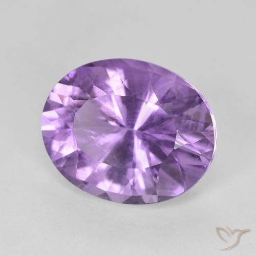 9,17 ctw natürlicher Rosaig-violett Amethyst, Oval, VVS-VS