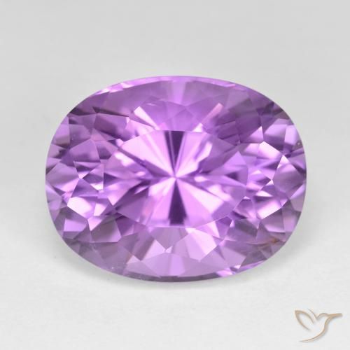 12.86ct Natürlicher Mittelviolettes Violett Amethyst, Oval, VVS-VS