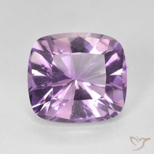 8.76ct Natürlicher Lilaisch-violett Amethyst, Kissen, VVS