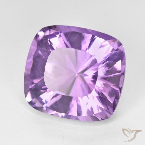 9,17 ctw natürlicher Mittelrosa Violett Amethyst, Kissen, VVS