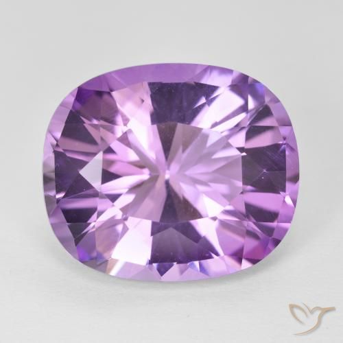 10.42ct Natürlicher Mittelviolett Amethyst, Kissen, VVS