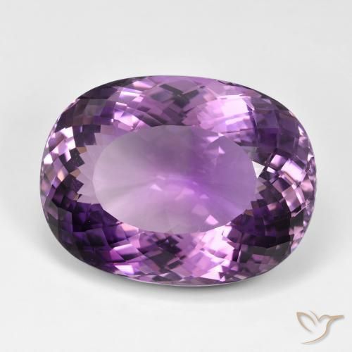 9,17 ctw natürlicher Hell-Mittelviolett Amethyst, Oval, IF