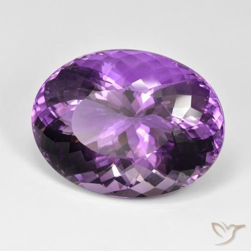 9,17 ctw natürlicher Lilaisch-violett Amethyst, Oval, IF