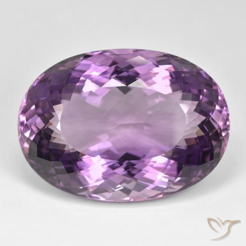 105.24ct Natürlicher Hell-Mittelviolett Amethyst, Oval, IF