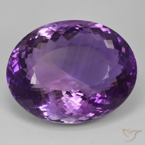 9,17 ctw natürlicher Mittelrosa Violett Amethyst, Oval, IF