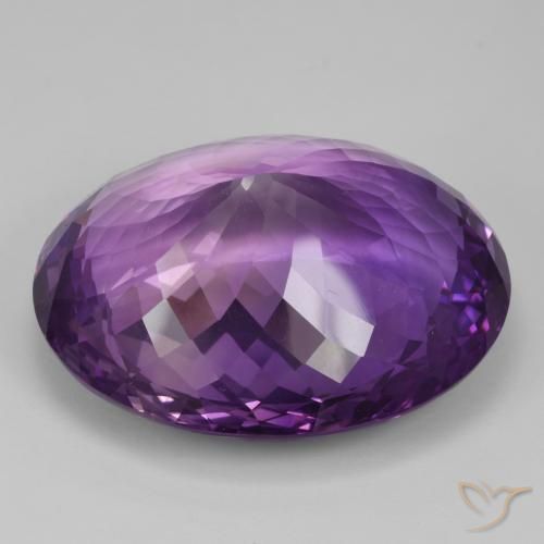 9,17 ctw natürlicher Mittelrosa Violett Amethyst, Oval, IF