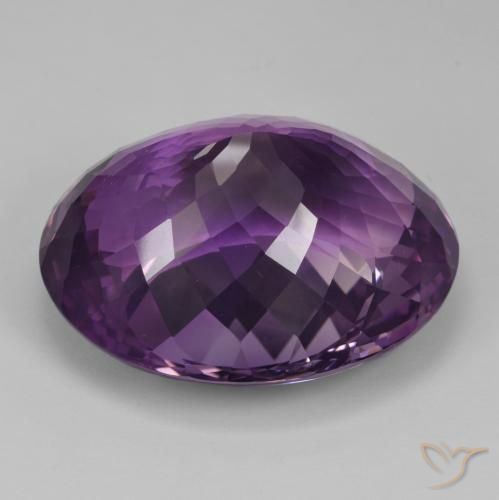 9,17 ctw natürlicher Lilaisch-violett Amethyst, Oval Schliff, VVS