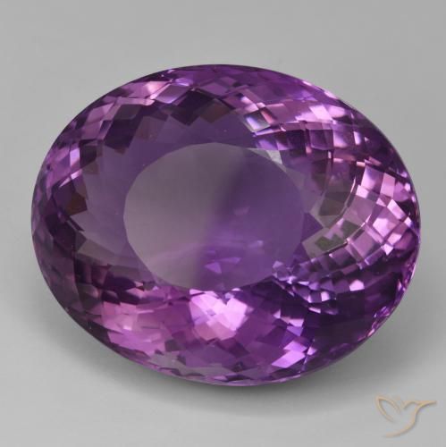 9,17 ctw natürlicher Mittelviolett Amethyst, Oval, IF
