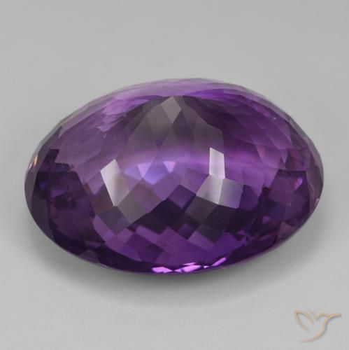 9,17 ctw natürlicher Mittelviolett Amethyst, Oval, IF