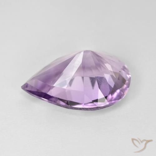 9,17 ctw natürlicher Hell-Mittelviolett Amethyst, Birnenform, VVS