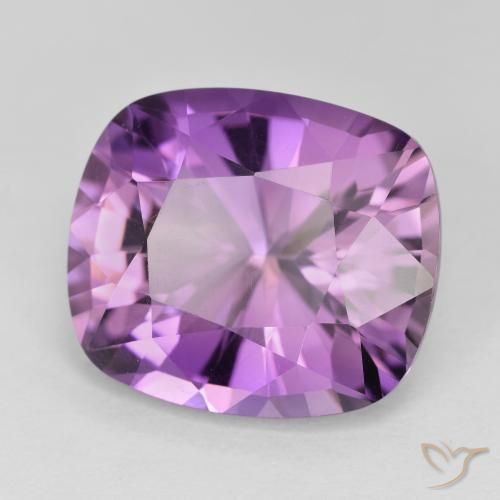 9,17 ctw natürlicher Hell-Mittelviolett Amethyst, Kissen, VVS