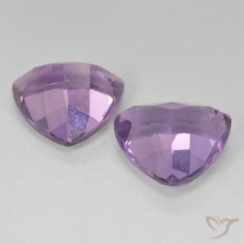 5.62 ct natürliche Aubergine Veilchen Amethyst-Edelsteine, Trillion, VVS-VS
