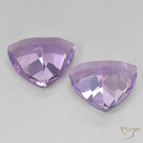 5.57 ct natürliche Aubergine Veilchen Amethyst-Edelsteine, Trillion, VVS-VS