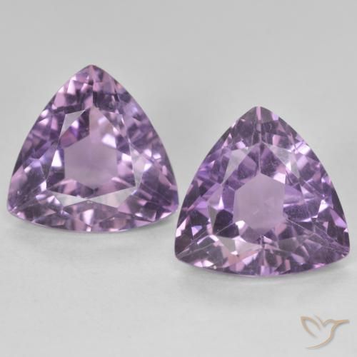 5.77ctw Natürlicher Mittelviolett Amethyst, Trillion, VS