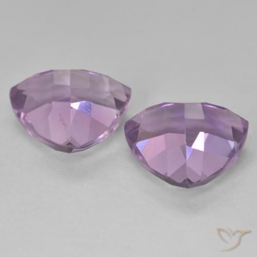 5.77 ct natürliche Mittelviolett Amethyst-Edelsteine, Trillion, VS