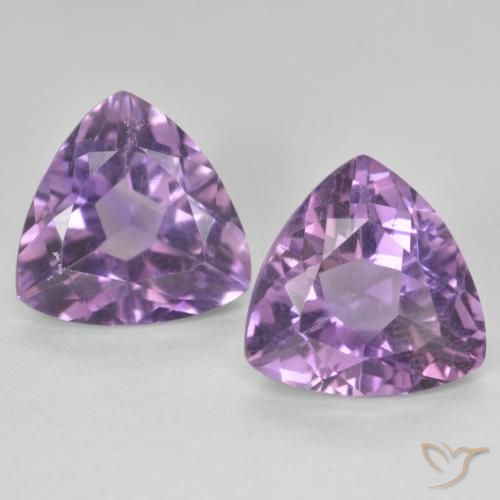 5.63ctw Natürlicher Mittelviolett Amethyst, Trillion, VS