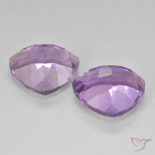5.63 ct natürliche Mittelviolett Amethyst-Edelsteine, Trillion, VS