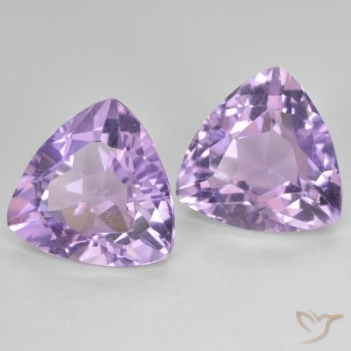 5.64 ct natürliche Aubergine Veilchen Amethyst-Edelsteine, Trillion, VS