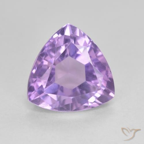 3.24ct Natürlicher Mittelviolett Amethyst, Trillion, VVS-VS