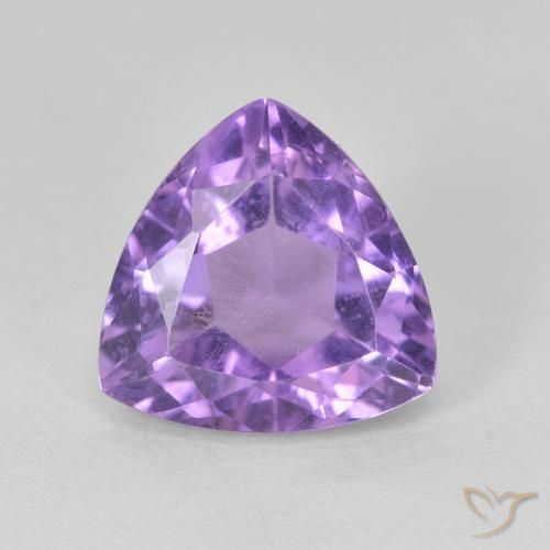 3.21ct Natürlicher Rosaig-violett Amethyst, Trillion, VS