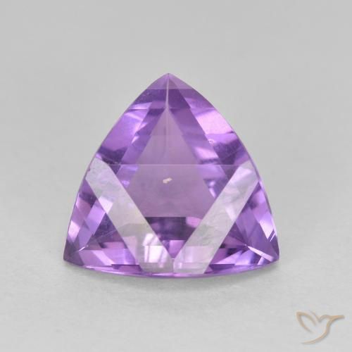 2.85ct Natürlicher Mittelviolett Amethyst, Trillion, VS