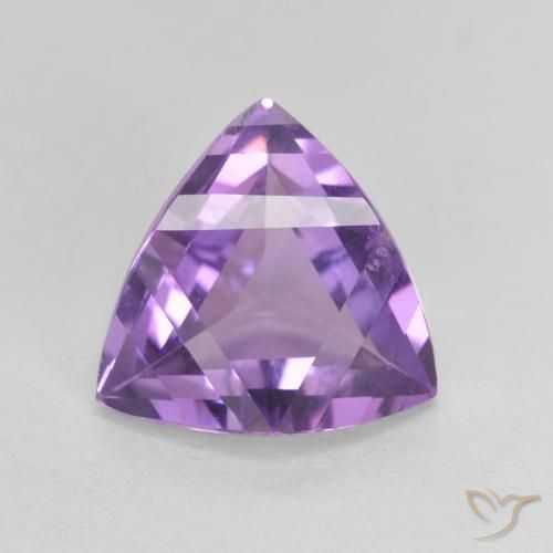 2.95ct Natürlicher Mittelviolett Amethyst, Trillion, VS