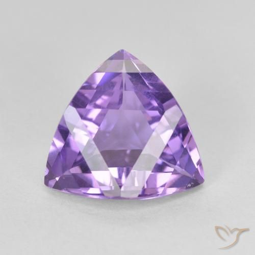3.06ct Natürlicher Lebhaftes Violett Amethyst, Trillion, VVS-VS