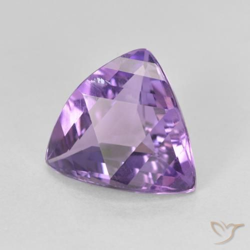 9,17 ctw natürlicher Mittelviolett Amethyst, Trillion, VVS-VS