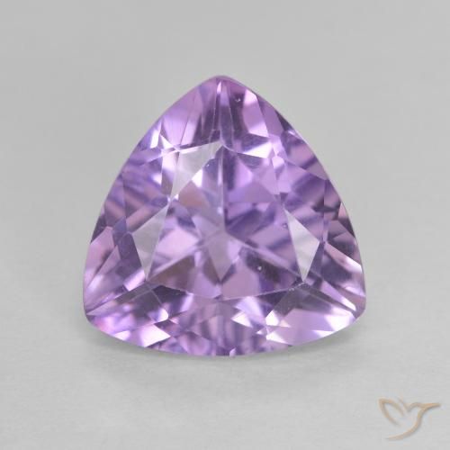2.92ct Natürlicher Rosa Iris Violett Amethyst, Trillion, VVS