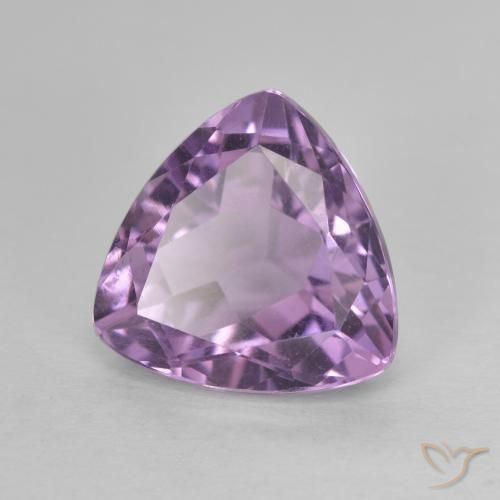 9,17 ctw natürlicher Rosaig-violett Amethyst, Trillion, VVS