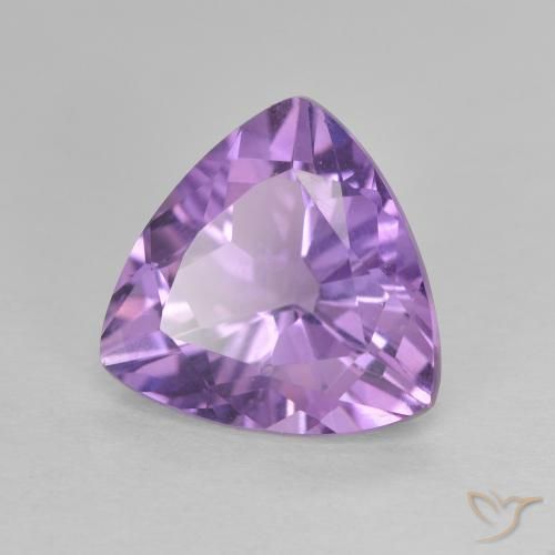9,17 ctw natürlicher Rosaig-violett Amethyst, Trillion, VVS