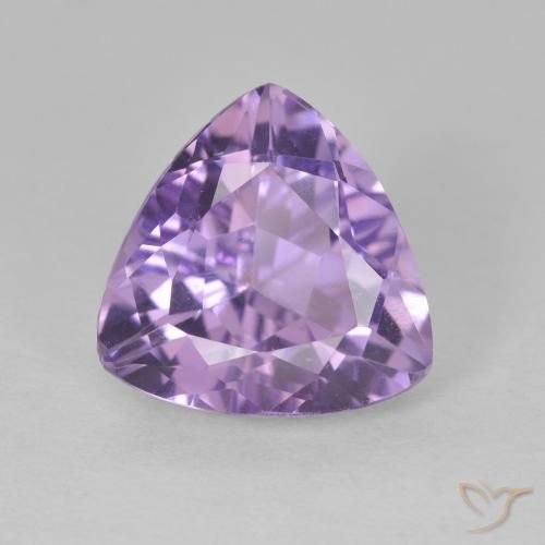 2.90ct Natürlicher Mittelviolett Amethyst, Trillion, VS