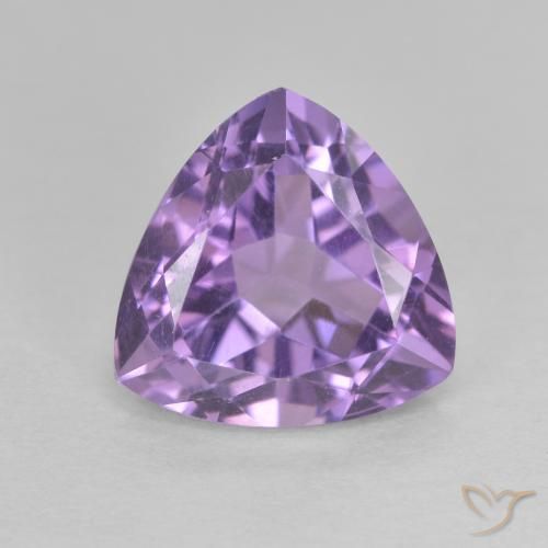 3.24ct Natürlicher Mittelviolett Amethyst, Trillion, VVS-VS