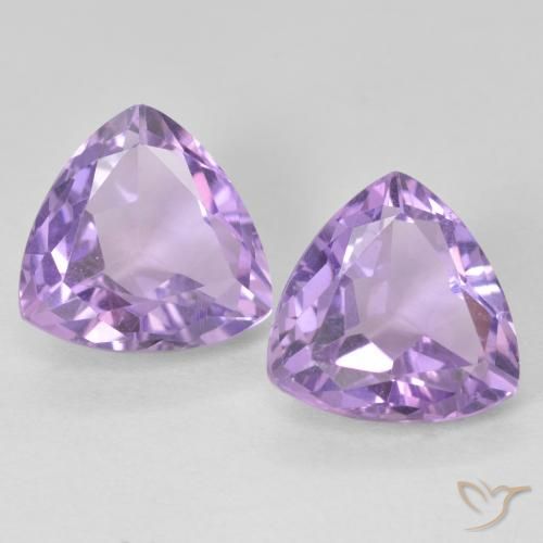 5.86ctw Natürlicher Tiefes Irisviolett Amethyst, Trillion, VVS-VS