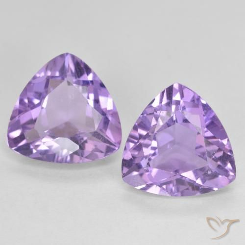 5.35ctw Natürlicher Tiefvioletter Farbton Amethyst, Trillion, VVS-VS