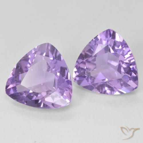 5.35 ct natürliche Tiefvioletter Farbton Amethyst-Edelsteine, Trillion, VVS-VS
