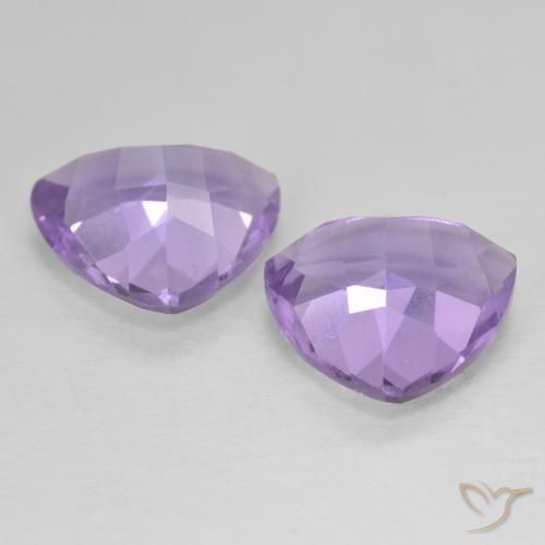 5.35 ct natürliche Tiefvioletter Farbton Amethyst-Edelsteine, Trillion, VVS-VS
