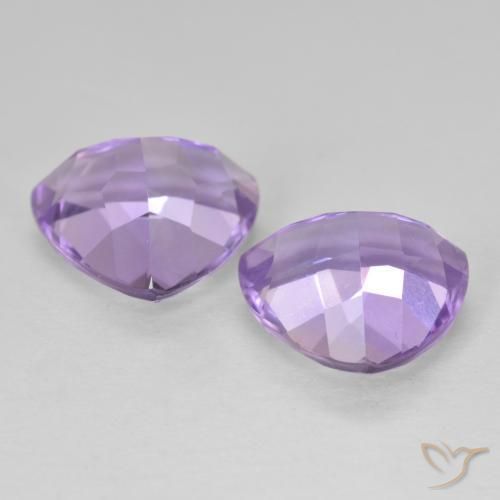 5.82 ct natürliche Aubergine Veilchen Amethyst-Edelsteine, Trillion, VVS-VS
