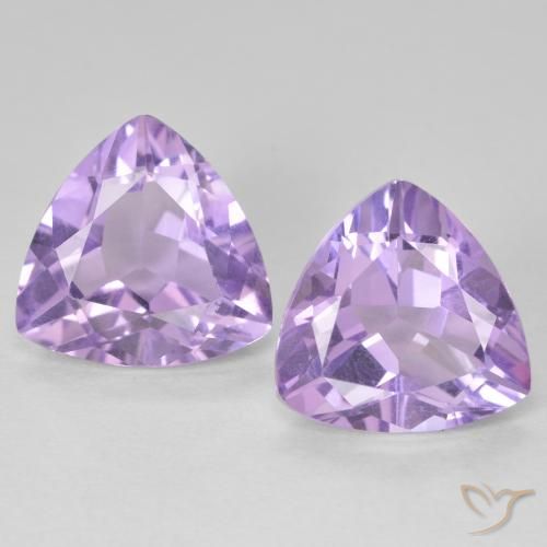 5.67ctw Natürlicher Rosaig-violett Amethyst, Trillion, VVS-VS