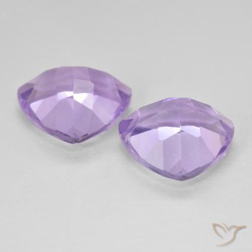 5.67 ct natürliche Rosaig-violett Amethyst-Edelsteine, Trillion, VVS-VS