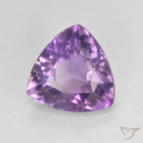3.03ct Natürlicher Mittelrosa Violett Amethyst, Trillion, VVS-VS