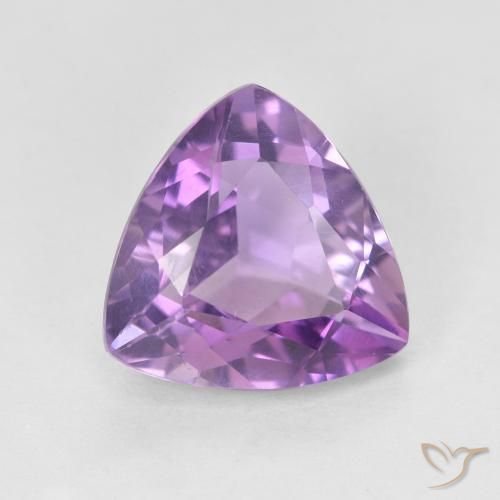 9,17 ctw natürlicher Mittelrosa Violett Amethyst, Trillion, VVS-VS
